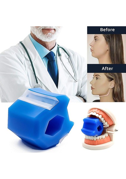 Siyah Spor Yüz Masseter Erkekler Yüz Pop N Go Ağız Jawline Çene Egzersiz Kas Çiğneme Topu Çiğneme Isırığı Kesici Eğitim (Yurt Dışından)