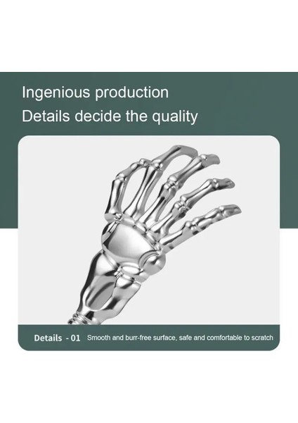 Danlu Paslanmaz Çelik Sırt Kaşıyıcı Masaj Aleti - Mavi / Gümüş (Yurt Dışından) fırsatları