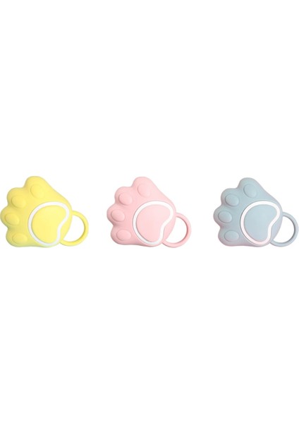 Pembe 2 In 1 Kedi Pençe Şekilli Yumuşak Silikon Scrubber Dağıtıcı Banyo Temizleme Ovma Fırçası Vücut Cilt Şampuan Kabı Masaj Fırçası (Yurt Dışından)