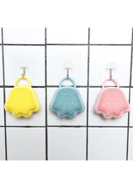 Pembe 2 In 1 Kedi Pençe Şekilli Yumuşak Silikon Scrubber Dağıtıcı Banyo Temizleme Ovma Fırçası Vücut Cilt Şampuan Kabı Masaj Fırçası (Yurt Dışından)