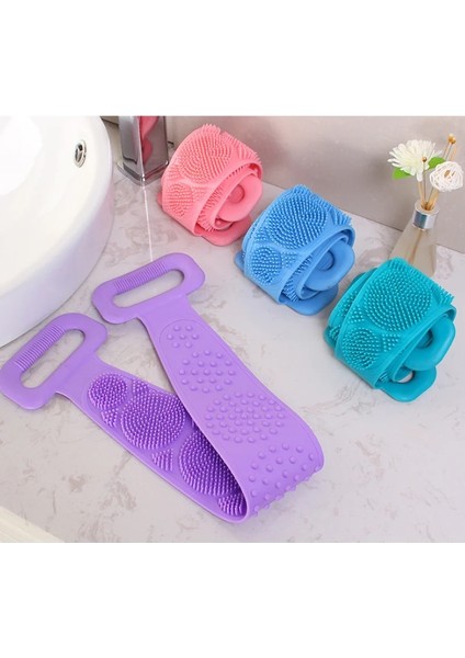 Yeşil Vücut Süngeri Silikon Fırçalar Banyo Havluları Vücut Ovucu Ovalama Sırt Peeling Masaj Duşu Genişletilmiş Scrubber Cilt Temizleme Fırçaları (Yurt Dışından) modelleri
