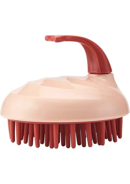 Pembe Balina-B Saç Yıkama Sihirli Aracı Kuru ve Islak Masaj Saç Tarak Kafa Masajı Ev Silikon Şampuan Saç Temizleme Masaj Kolu (Yurt Dışından) indirimleri