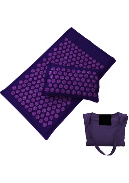 Beyaz Ped Masaj Mat Akupunktur Mat, Masaj Mat Akupunktur Yastık Seti Yoga Mat Iğne Sırt Rahatlatmak ve Kasları Rahatlatmak (Yurt Dışından) indirimleri