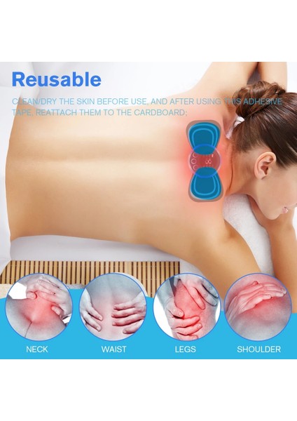 12 Adet Jel Pedleri Jel Pedleri Ems Boyun Masajı Eğitmeni Kalça Egzersiz Yedek Vücut Masajı Yama Kas Stimülatörü Etiket Jelleri Aksesuarları (Yurt Dışından) modelleri