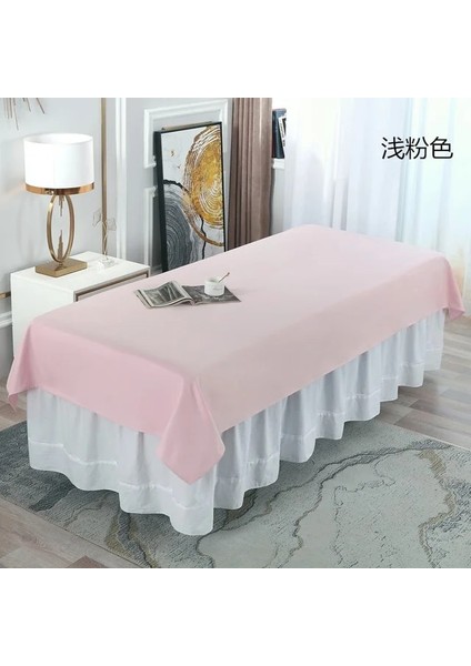 Pembe 135CM245CM Düz Renk Güzellik Salonu Levha Kalınlaşmak Saf Pamuk Masaj Için Özel Kirli Güzellik Levha Hiçbir Delik (Yurt Dışından) fiyatları