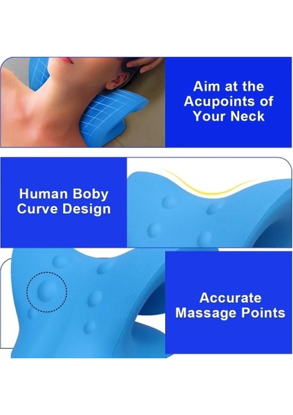 A1 Boyun Omuz Sedye Yatıştırıcı Düzeltici En Iyi Ortopedik Shiatsu Yastık Masajı Rahatlatıcı Servikal Kayropraktik Traksiyon Cihazı (Yurt Dışından) fırsatları