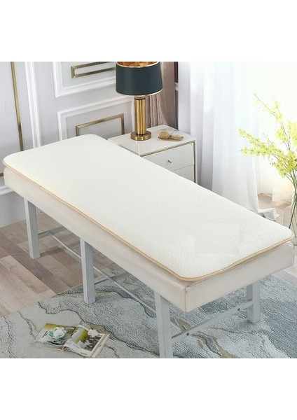Deve Ince Deliksiz Kare 180CM70CM Masaj Masası Yatak Delikli, Güzellik Salonu Pedi, Kaymaz Yastık, Kuzu Kadife Kalınlaşma (Yurt Dışından)