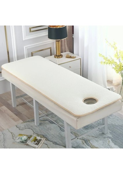 Deve Ince Deliksiz Kare 180CM70CM Masaj Masası Yatak Delikli, Güzellik Salonu Pedi, Kaymaz Yastık, Kuzu Kadife Kalınlaşma (Yurt Dışından)