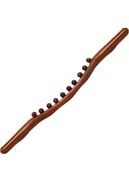 B 60 cm Masaj Vücut Doğal Kömürleşmiş Ahşap Kazıma Masaj Sopa Sırt Masajı Spa Terapi Aracı Nokta Tedavisi Guasha Relax (Yurt Dışından)
