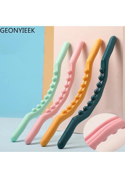 Donanma 8 Boncuk Gua Sha Haddeleme Bar Tüm Vücut Kazıma Masaj Sopası Sırt Masajı Spa Terapi Aracı Nokta Tedavisi Guasha Relax (Yurt Dışından)