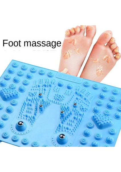 Yeşil Dayanıklı Refleksoloji Ayak Masaj Yastığı Ayak Basıncı Kan Dolaşım Plakası Mat Masaj Yürüyüş Pedi Shiatsu Ayak Masajı (Yurt Dışından)