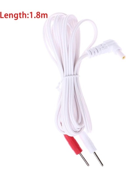 2.35MM 1/2pc Masaj Gevşeme 2/4 Düğmeler Elektroterapi Elektrot Kurşun Elektrik Çarpması Teller Kablo Onlarca Masaj Bağlantı Kablosu (Yurt Dışından)