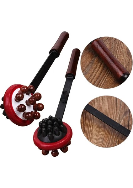 Masaj Çekiç Ahşap Masaj Çekiç Arka Kafa Vuruş Masaj Sopa Geri Rahatlayın Çok Fonksiyonlu Servikal Vertebra Rulo 32X8 cm Ev Masaj (Yurt Dışından)