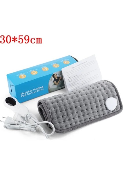 30X59CM Uk Plug (220-240V) Elektrikli Isıtma Yastığı Fizyoterapi Battaniyesi Sıcaklık Kontrolü Sabit Hızlı Sıcak Kompres Ağrıyı Rahatlatmak Sıcak Tutmak Masaj Bacak (Yurt Dışından)