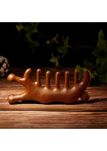 Ahşap Terapi Masaj Tarak Baş Yüz Derisi Gua Sha Masaj Doğal Yüz Sandal Ağacı Geniş Diş Guasha Kazıma Vücut Masajı (Yurt Dışından) indirimleri
