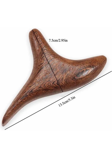 Set 2 Ahşap Tetik Noktası Masaj Aletleri, Profesyonel Gua Sha Lenfatik Drenaj Araçları, Tüm Vücut Ağrısını Rahatlatmak Için Ahşap Terapi Masajı (Yurt Dışından)