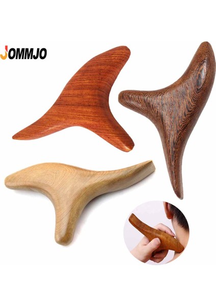 Set 2 Ahşap Tetik Noktası Masaj Aletleri, Profesyonel Gua Sha Lenfatik Drenaj Araçları, Tüm Vücut Ağrısını Rahatlatmak Için Ahşap Terapi Masajı (Yurt Dışından)
