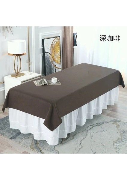 Koyu Kahve 120CM230CM Düz Renk Güzellik Salonu Levha Kalınlaşmak Saf Pamuk Masaj Için Özel Kirli Güzellik Levha Hiçbir Delik (Yurt Dışından) fiyatları