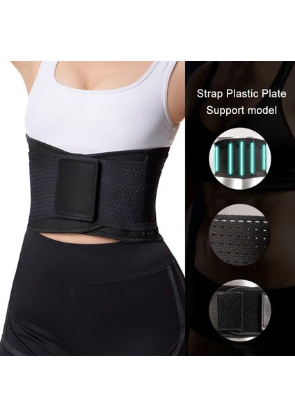 Xl 84-97CM Xl Gri Unisex Bel Düzeltici Ab Kemeri Sırt Ağrısını Gidermek Için 5 Destek Çubuklu Çift Ayarlanabilir Askılı Nefes Alabilir Bel Desteği Kemeri (Yurt Dışından) fiyatları