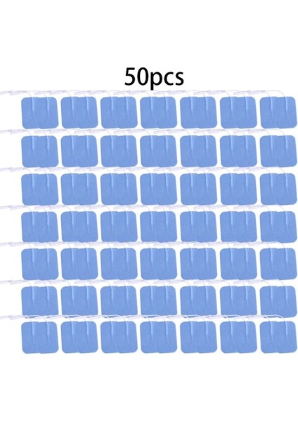 4X6CM50PCS 50/100 Adet Kas Stimülatörü Elektrot Pedleri Darbe Kas Stimülatörü Terapi Dijital Makine Kendinden Yapışkanlı Yedek Pedler (Yurt Dışından)