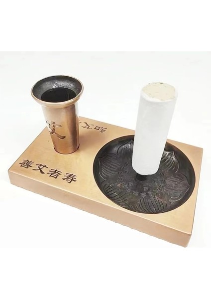 Koni Yeni 1 Adet Moxa Sopa Söndürücü Bakır Alaşımlı Stand Tutucu Yakı Aracı Yok Moxa Destek Tabanı (Yurt Dışından)