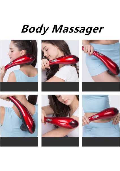 3 Kafa Ab Tak Yunus Boyun ve Sırt Masajı Vücut Masajı Için Elektrikli Ayak Masajı Elektrikli Vücut Masaj Sopası Yunus Boyun Masajı (Yurt Dışından) fırsatları