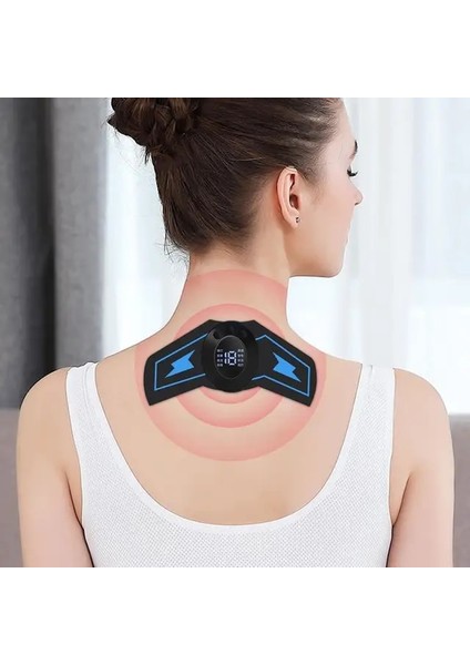Uzaktan Şarj Servikal Omurga Masajı Etiket Boyun Masajı Gevşeme Taşıması Kolay Mini Elektrikli Boyun Masajı Boyun Bacak Tüm Vücut Bel (Yurt Dışından)