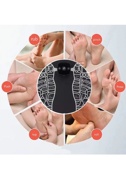 Siyah Kutu ile Ems Elektrikli Ayak Masaj Matı Darbe Kas Relax Sağlık Ayak Massageador Yastık Akıllı Uzaktan Kumanda Masaj Salud (Yurt Dışından)