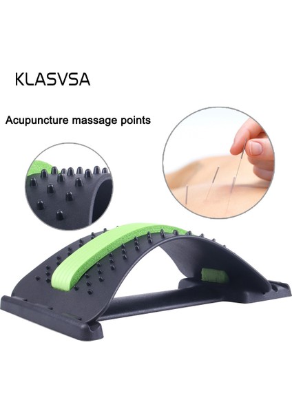 Mavi Klasvsa Sırt Masajı Sihirli Sedye Ekipmanları Sedye Relax Mate Bel Desteği Omurga Ağrısı Giderici Kayropraktik (Yurt Dışından)