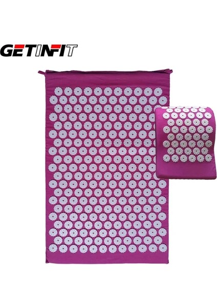 Yastıklı Yastık Getinfit Akupunktur Masajı Yastık Masaj Yoga Mat Pilates Egzersiz Yastığı Tırnak Mat Yoga Vücut Ağrısını Hafifletir (Yurt Dışından) fiyatları