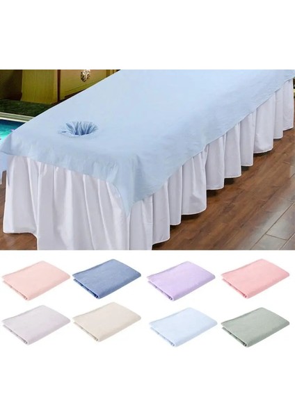 Leylak Masaj Yatağı Örtüsü Güzellik Salonu Masaj Levha Dövme Vücut Spa Tedavisi Nefes Deliği ile Gevşeme Çarşaf 80*200 cm (Yurt Dışından) fiyatları