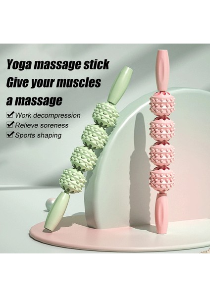 Yeşil Kas Rulo Sopa, Lenfatik Drenaj Için Liposuction Masaj Rulosu, Kas Ağrısını Gidermek Için Terapi Masaj Rulo Sopa (Yurt Dışından)
