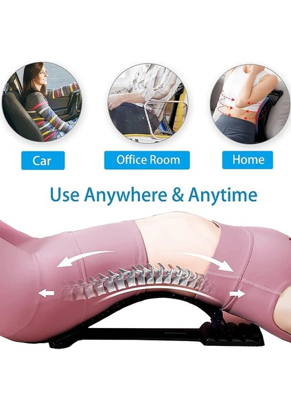 E Sırt Masajı Sedye Ekipmanları Masaj Aletleri Massageador Sihirli Streç Spor Bel Desteği Gevşeme Omurga Ağrısı Rölyef (Yurt Dışından) fırsatları