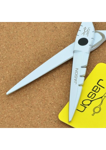 A0063D-05-55 Jason 5.5/6 Inç Profesyonel Saç Makası Salon Saç Kesimi Kesme Makas Japonya Çelik Berber Kuaförlük Inceltme Makas A0066D (Yurt Dışından)