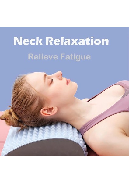 Gri Boyun ve Sırt Sedyesi, Bel Ağrısını Gidermek Için Sırt Boyun Krakeri, Yenileyici Sırt Sedyesi, Bel Rahatlatıcı Yoga Sedyesi (Yurt Dışından)