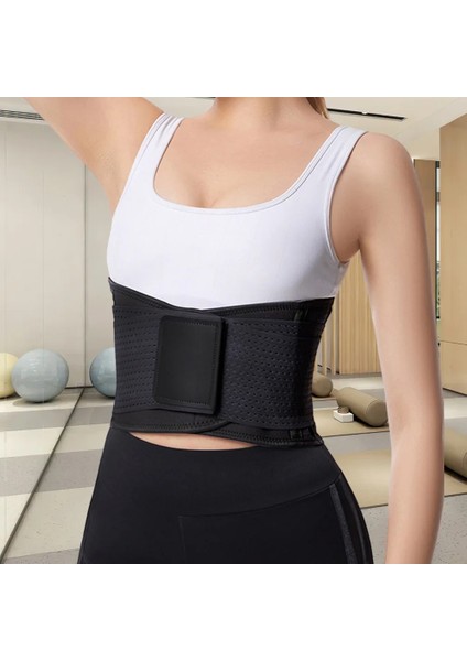 Xl 84-97CM L Siyah Unisex Bel Düzeltici Ab Kemeri Nefes Alabilir Bel Desteği Kemeri, Çift Ayarlanabilir Askılı ve Sırt Ağrısını Gidermek Için 5 Destek Çubuklu (Yurt Dışından) fırsatları