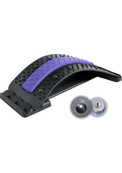 Sıradan Mor Manyetik Sırt Masajı Kas Sedye Duruş Düzeltici Streç Relax Sedye Bel Desteği Omurga Ağrısı Rölyef Kayropraktik (Yurt Dışından) modelleri