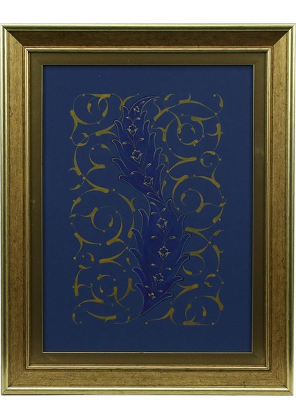 EL İŞÇİLİĞİ TEZHİP TABLO 47*37 cm - 5843