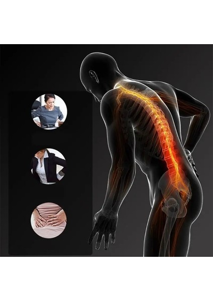 Manyetik-Mor Sırt Masajı Sedye Ekipmanları Massageador Sihirli Destek Streç Fitness Gevşeme Omurga Ağrısı Bel Rölyef Sırt Sedyesi (Yurt Dışından) indirimleri