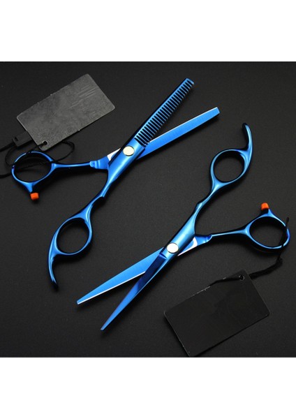 Set Profesyonel 6 5.5 ''makas Japonya 440C Çelik Saç Makas Saç Kesimi Inceltme Makası Kesme Berber Makas Kuaförlük Makas (Yurt Dışından) fırsatları