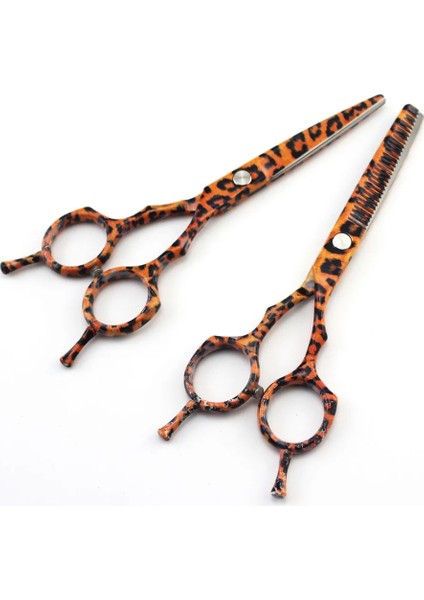 Çanta ile Set Profesyonel Jp 440C 5.5 '' Leopar Seramik Makas Saç Makas Kesme Berber Saç Kesimi Inceltme Makası Kuaförlük Makas (Yurt Dışından) fırsatları