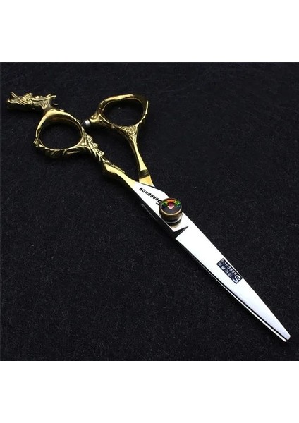 Stil B Kesim Orijinal Yeni Kuaförlük Makas Profesyonel 6 Inç Berber Makası Saç Stilisti Özel Makas Düz Diş Makas (Yurt Dışından)