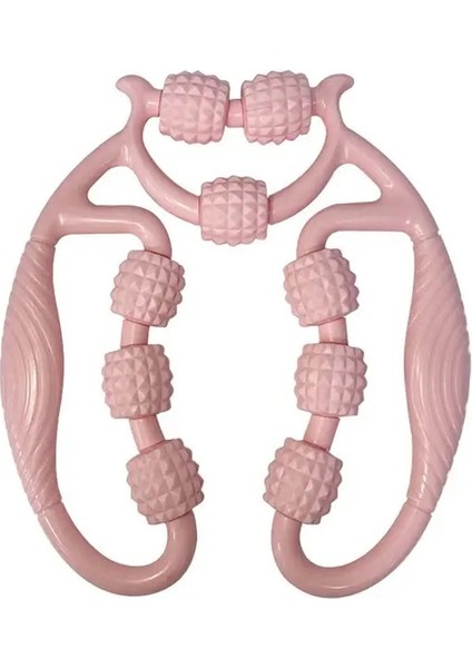 Pembe Derin Gevşeme Ağrıyı Rahatlatmak Bacak Şekillendirme Rulo Masaj Rulo Fitness Ekipmanları (Yurt Dışından)