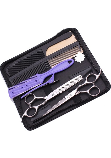 Z1006-K-B-6Y Saç Makas 5 "5.5" 6" 7" 7.5" 8" Japonya Paslanmaz Kuaförlük Makas Seti Kesme Makası Bakım Makas Berber Dükkanı Z1006 (Yurt Dışından) fırsatları