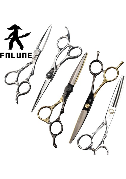 FN24 Fnlune 6.0 Profesyonel Kuaförlük Makas Salon Berber Aksesuarları Saç Kesimi Makinesi Inceltme Makası Kuaför Makası (Yurt Dışından)