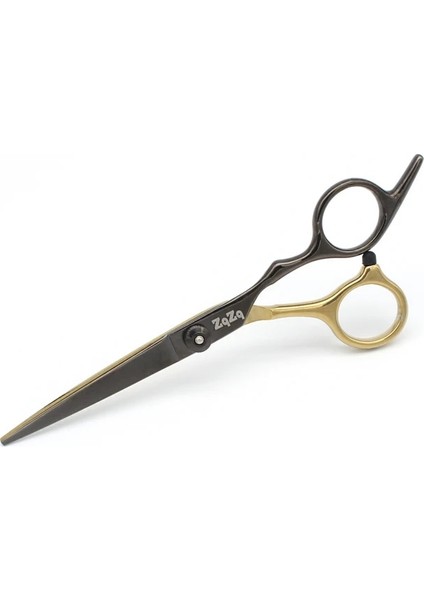 Siyah Altın Kesme Zqzq 6 Inç Paslanmaz Çelik Kuaförlük Makas Kesme Profesyonel Berber Jileti Makas Erkekler Kadınlar Için Çocuk Salonu (Yurt Dışından)