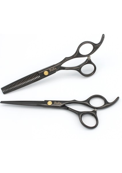 Siyah Altın Kesme Zqzq 6 Inç Paslanmaz Çelik Kuaförlük Makas Kesme Profesyonel Berber Jileti Makas Erkekler Kadınlar Için Çocuk Salonu (Yurt Dışından) fırsatları