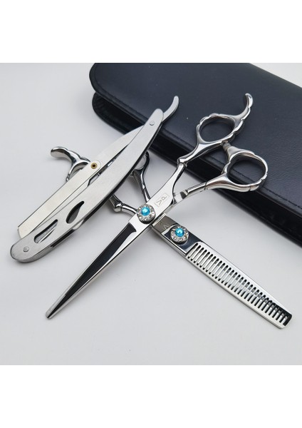 Inceltme 6.0 Inç 17 cm Profesyonel Kuaförlük Makas Düz Makaslar Kesme ve Inceltme Aletleri Berber Dükkanı Inceltme Makası (Yurt Dışından) fırsatları