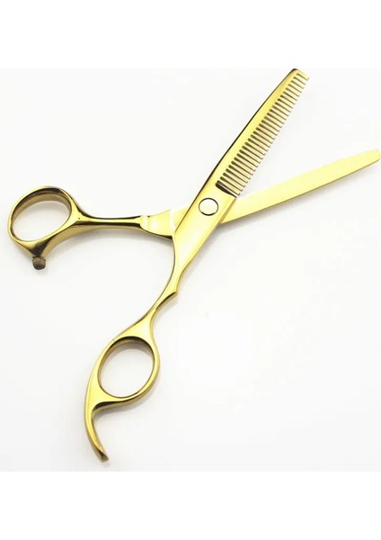6 Inç Set Profesyonel Japonya 440C 5.5 6 '' Altın Kesim Saç Makas Saç Kesimi Inceltme Berber Saç Kesimi Kesme Makası Kuaförlük Makas (Yurt Dışından) fırsatları