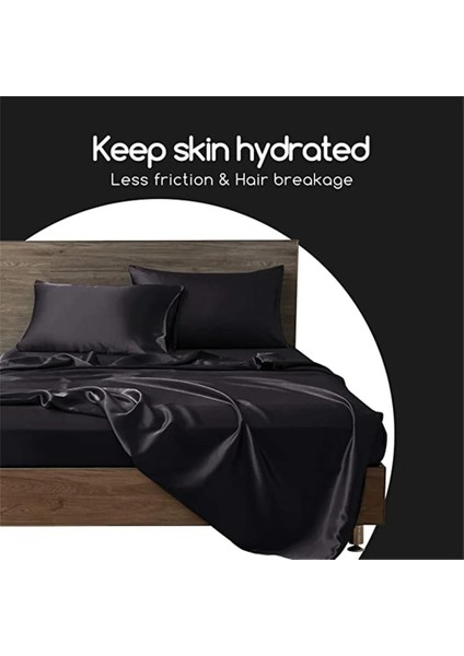 Siyah Abd Kralı (20 x 36 Inç) Soğutma İpeksi Saten Zarf Kapatma Yastık Kılıfı (Yurt Dışından) fırsatları